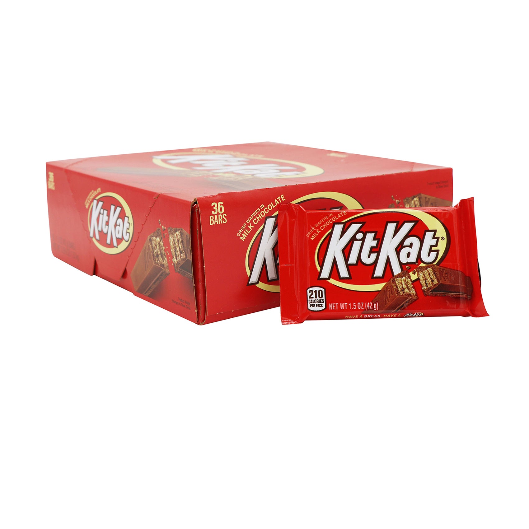 KitKat Chocolate Bar, 1.5oz, 36ct