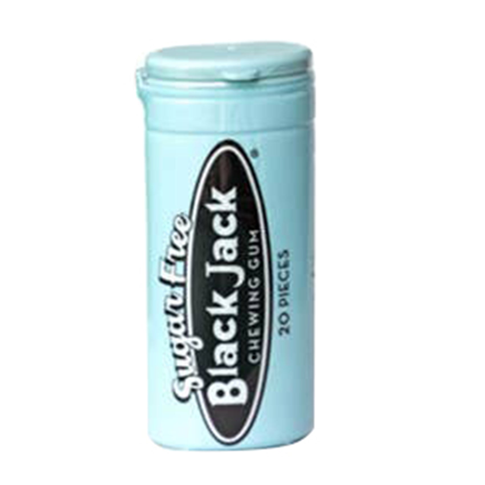 Sugar Free Black Jack Chewing Gum, 20pc Tube, 12ct