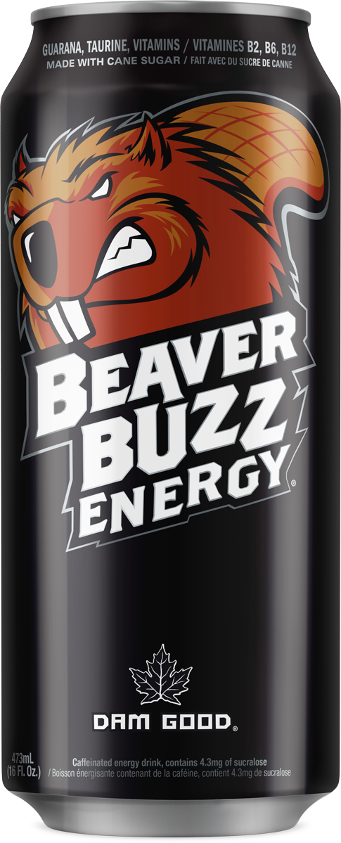 Beaver Buzz Original Energy, 16 fl oz Can, 12ct