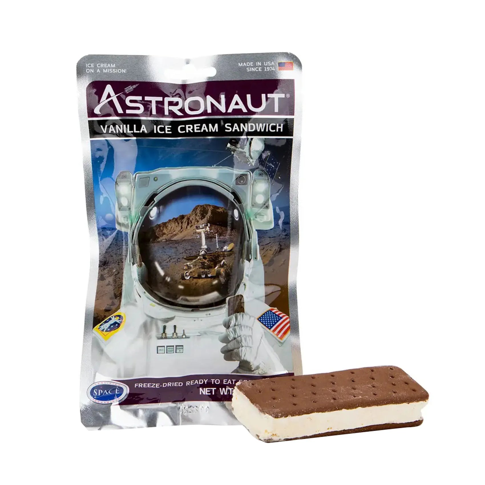 Astronaut Vanilla Ice Cream Sandwich, Freeze Dried