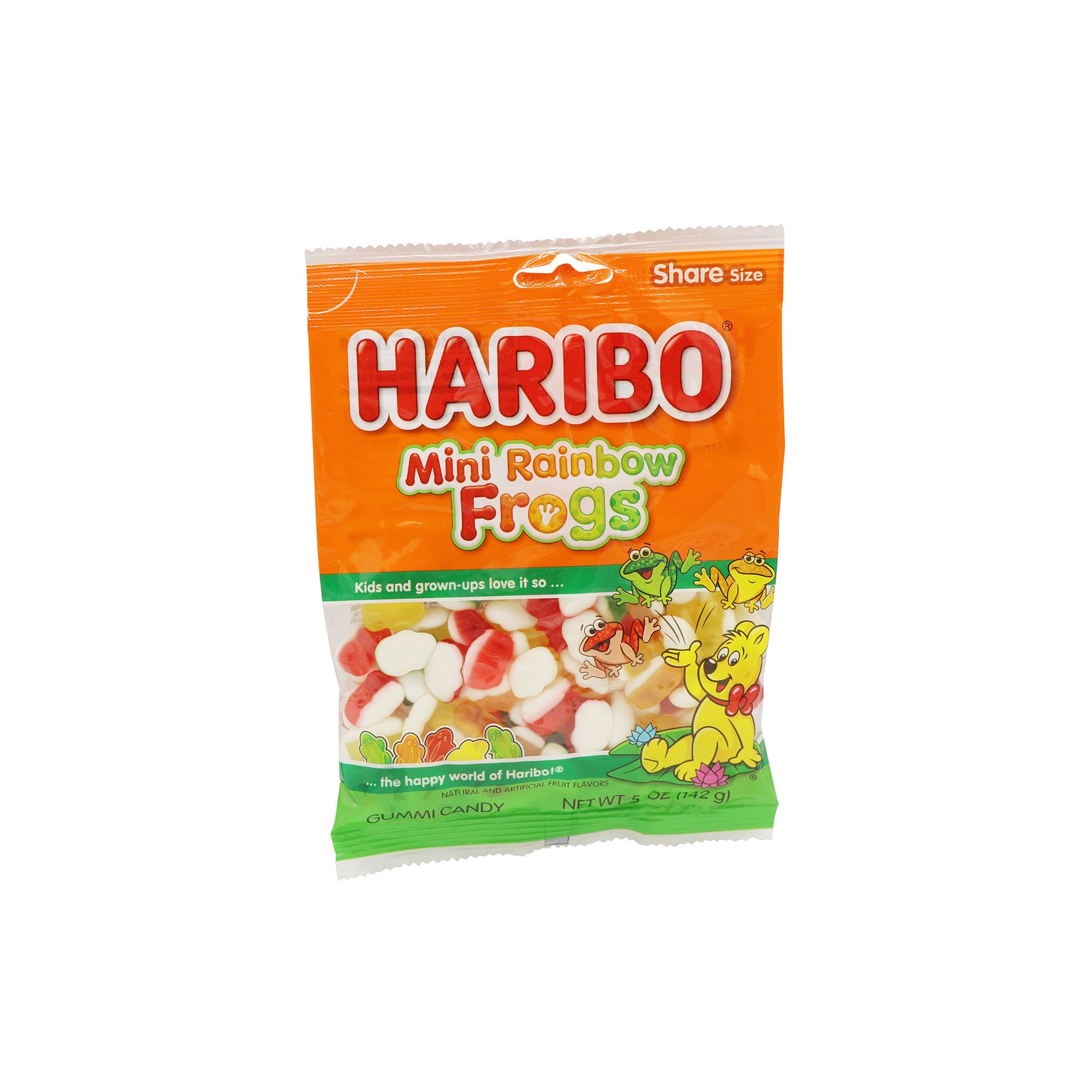 Haribo Mini Rainbow Frogs, 5oz, 12ct Case