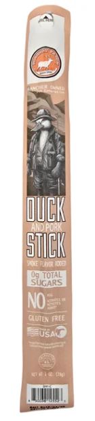 Pearson Ranch Duck Hkry Smkd Snack Stick 1oz 24ct