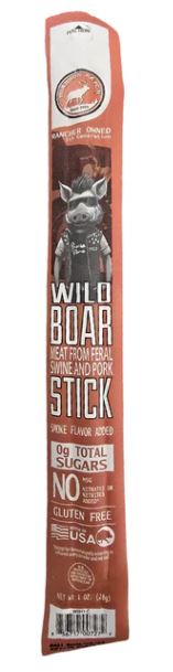Pearson Ranch Wild Boar Smkd Snack Stick 1oz 24ct