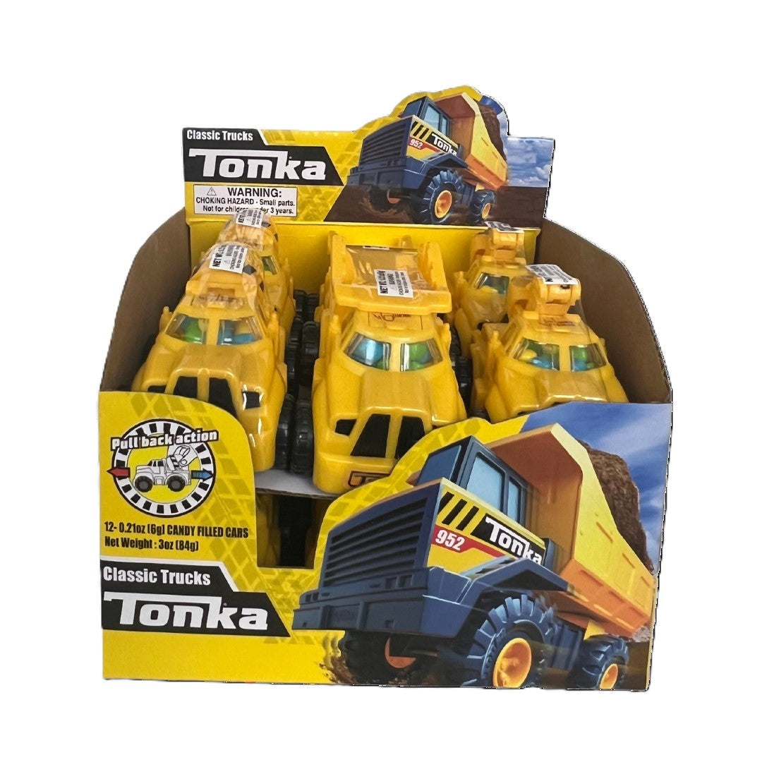 Tonka Classic Trucks, Pull-Back, Candy Filled 12ct