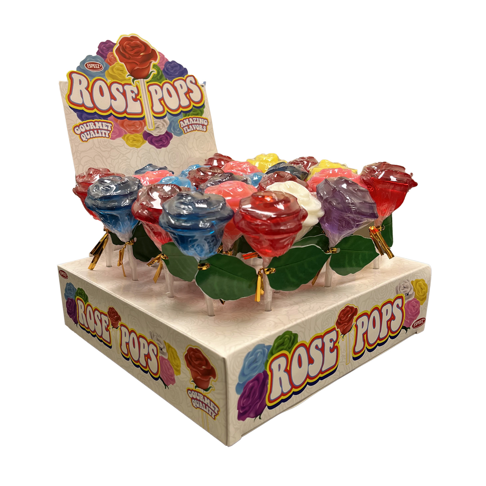 Espeez Assorted Rose Pops, 24ct