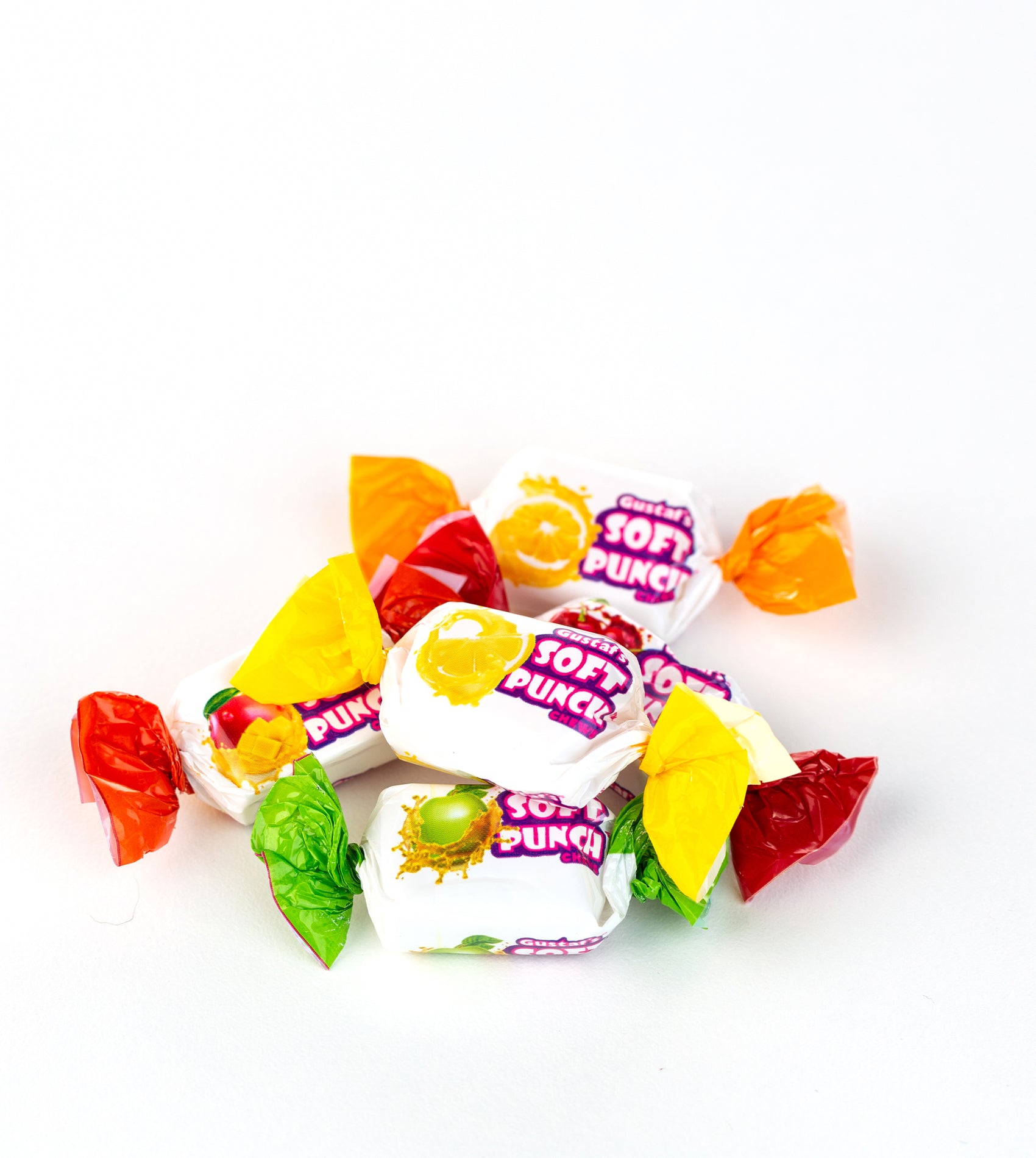 Gustaf's Assorted Soft Fruit Punch Chews 4/5lb Cas