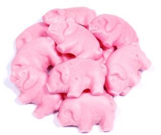 Case - Gustaf's Gummi Pink Pigs, 3/2.2lb Case