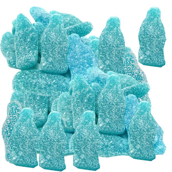 Case - Gustaf's Sour Blu Rasp Soda Bottles 3/2.2lb