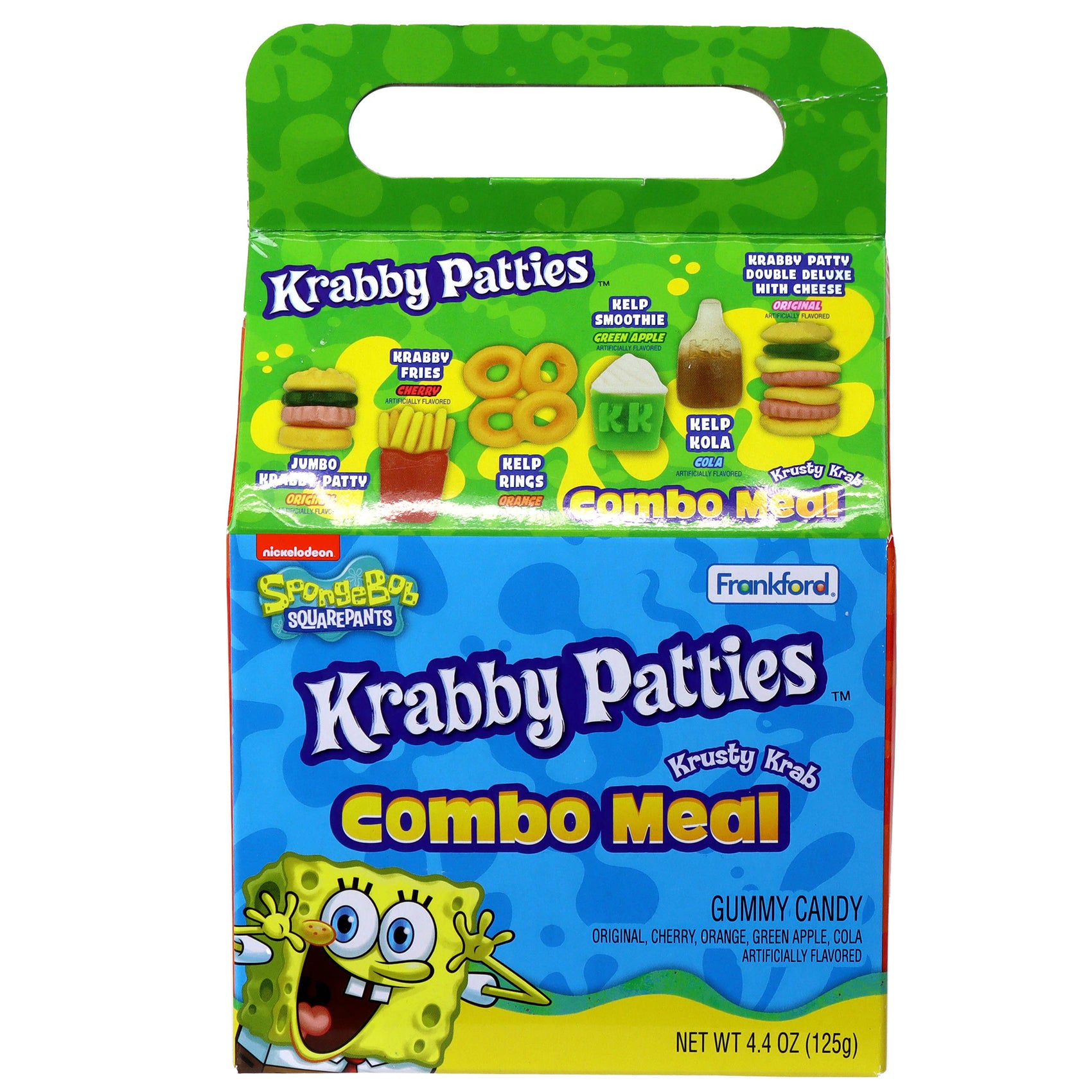 SpongeBob SquarePants Krabby Patties Combo Meal, 4.4oz, 6ct