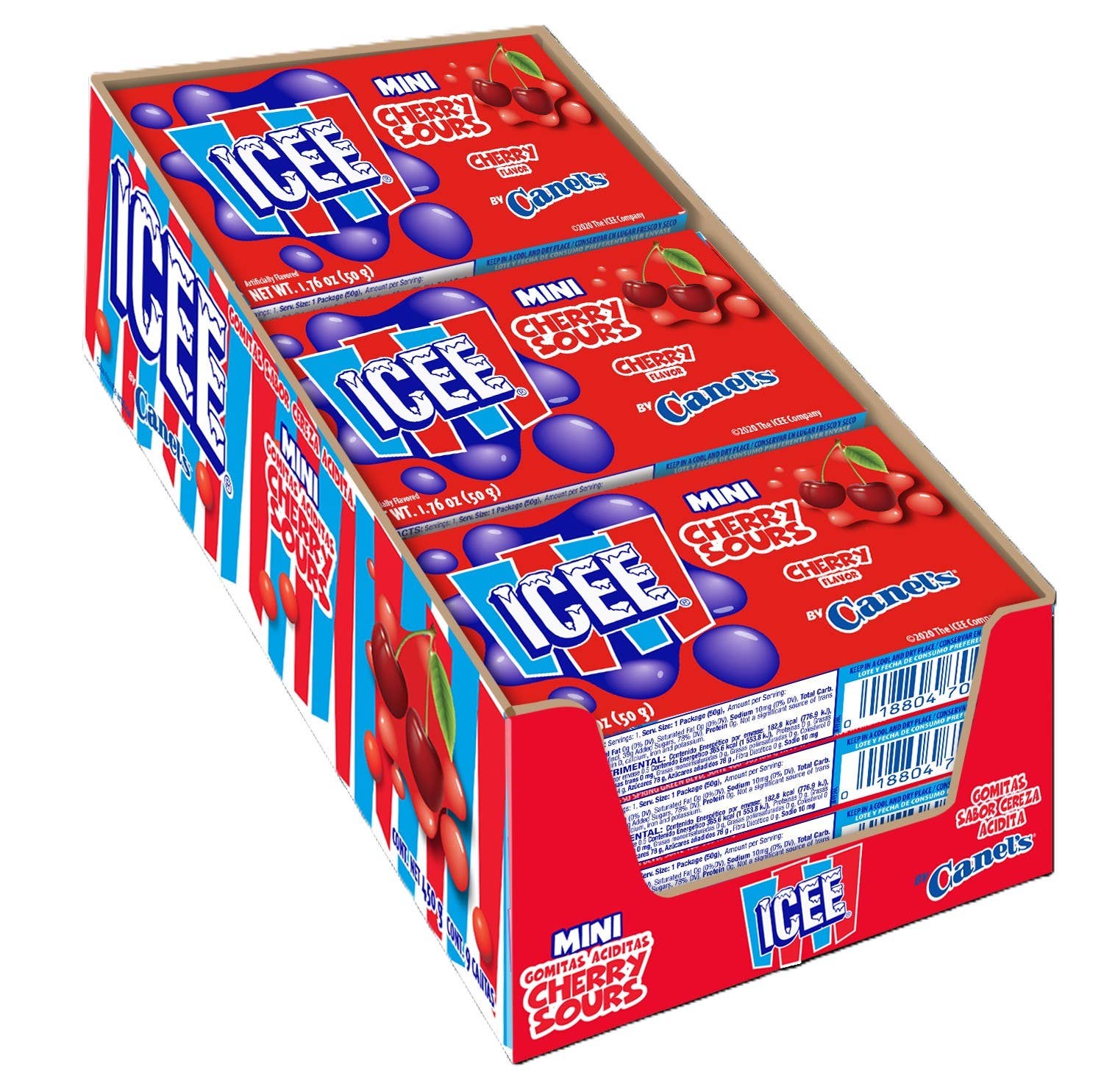 ICEE Cherry Sour Minis 1.7oz, 9ct