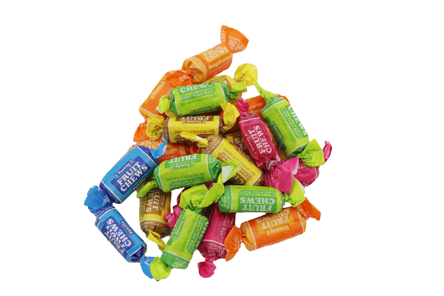 Case - Tootsie Roll Asst'd Fruit, 30lb Case