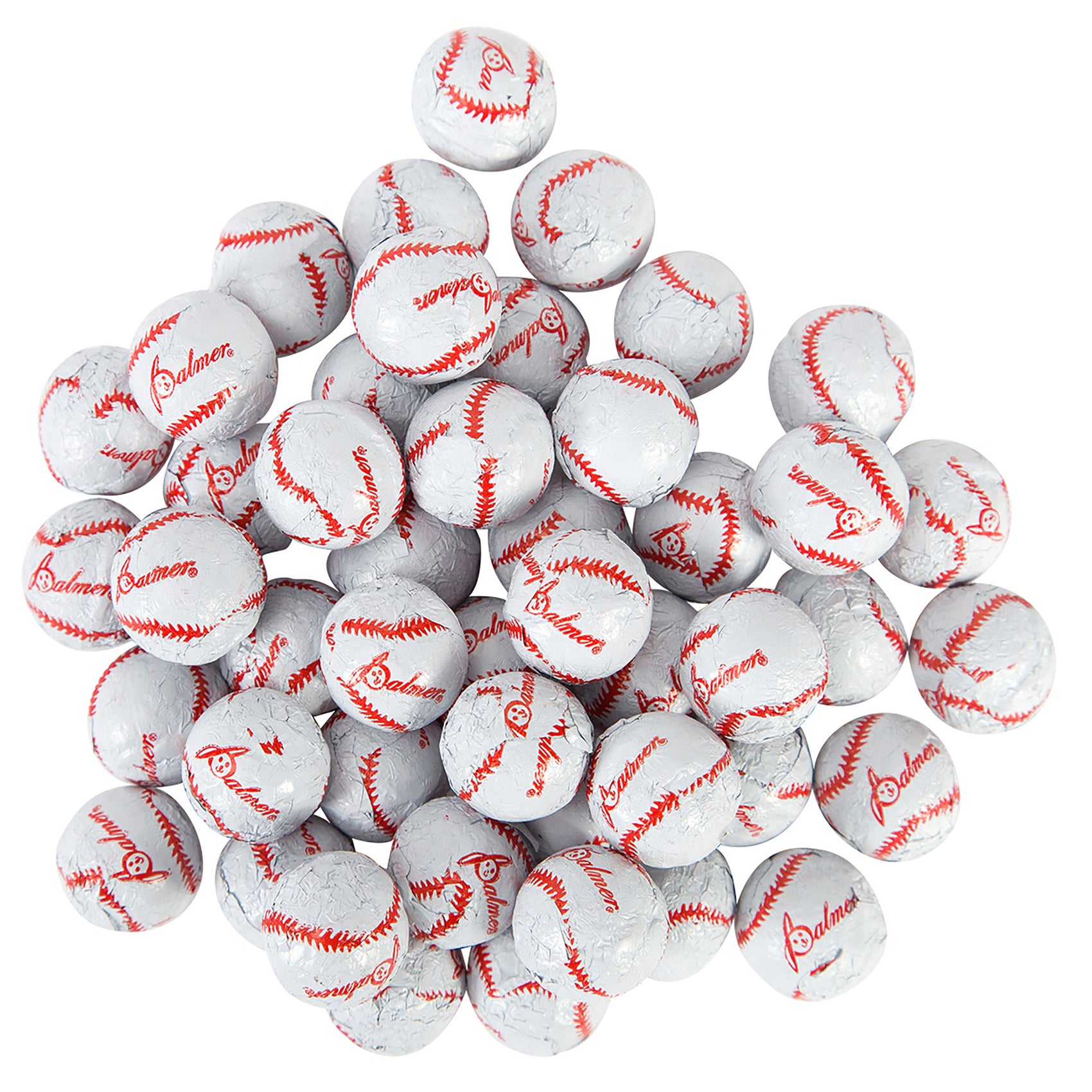 Palmer MC Foil Wrapped Baseballs, 5lb Bulk