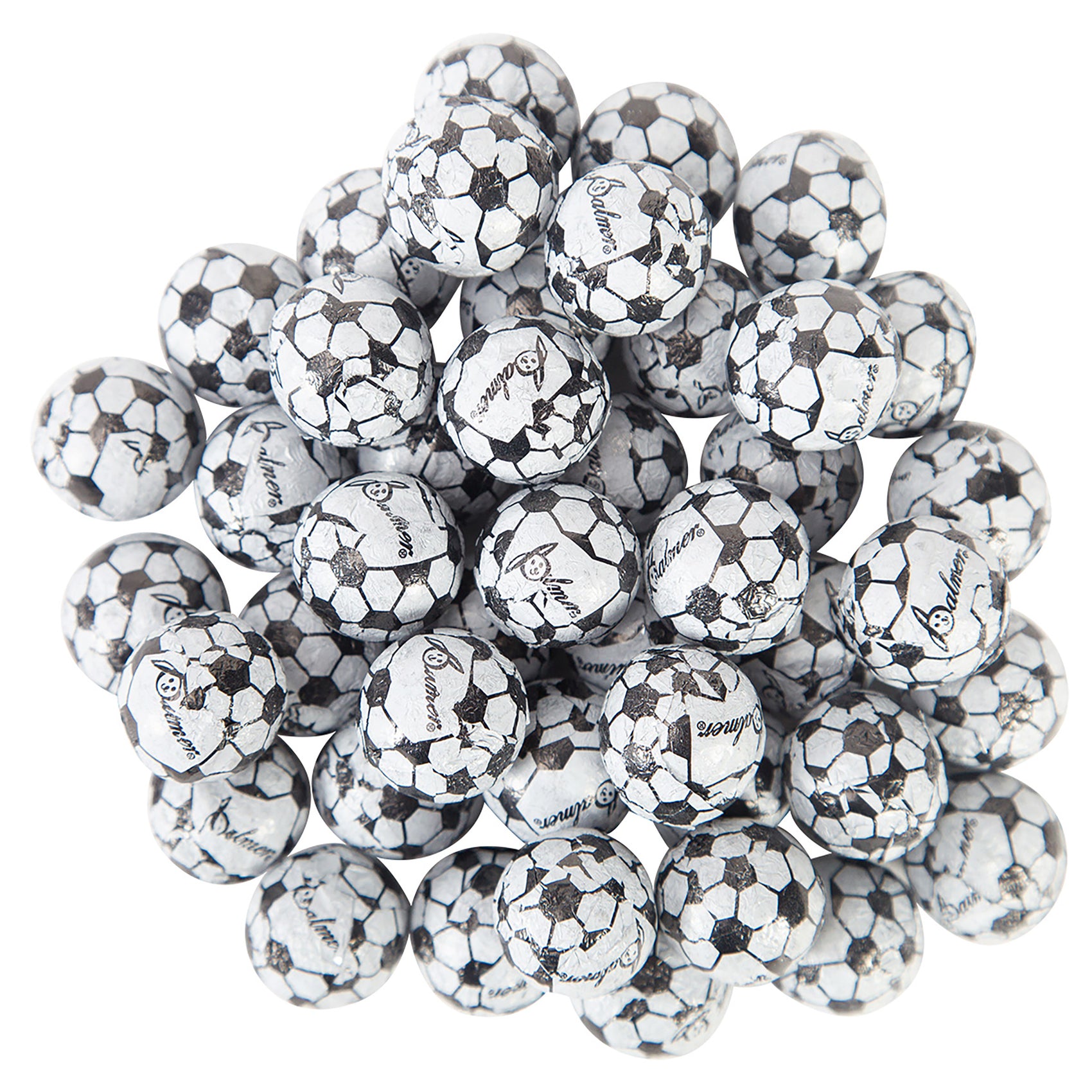 Palmer MC Foil Wrapped Soccer Balls 30lb Bulk Case