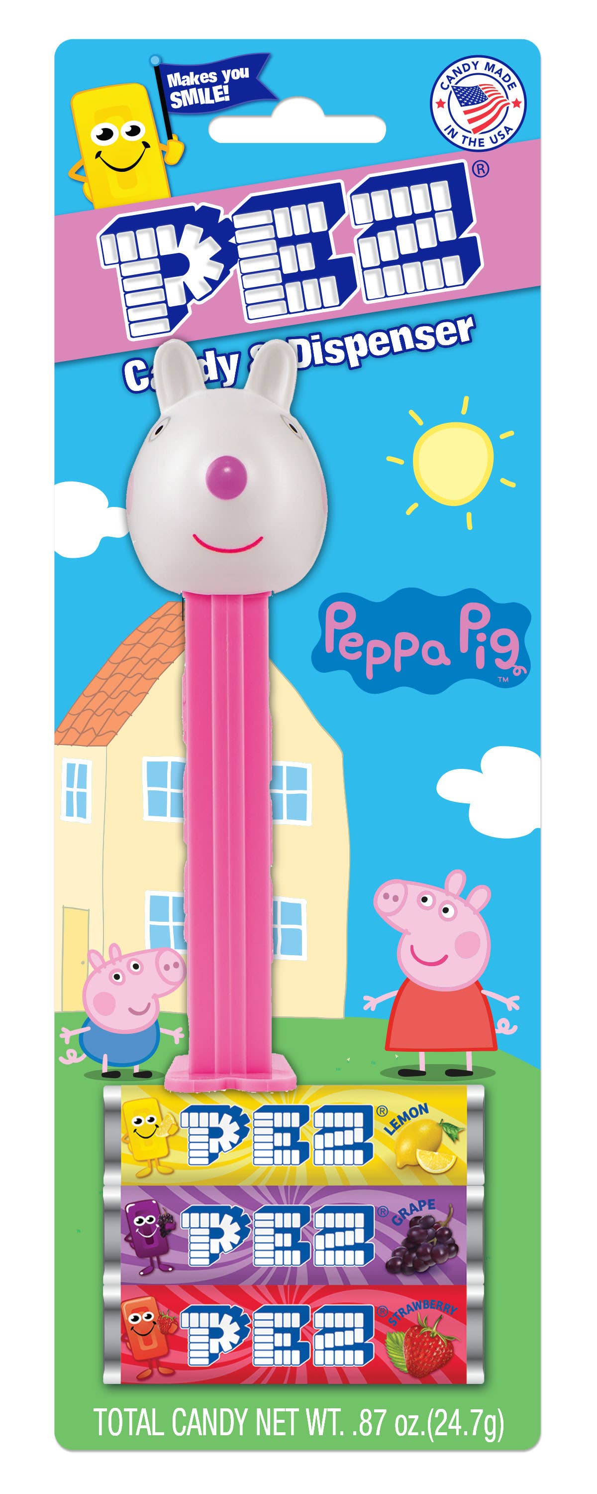 Pez Blister Card - Peppa Pig, 12ct