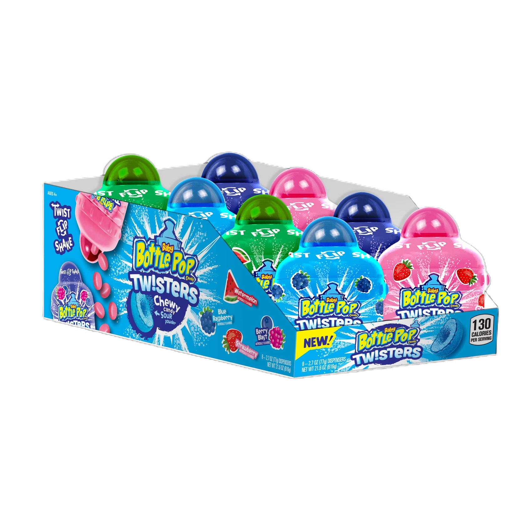 Baby Bottle Pop Twisters 2.7oz, 8ct