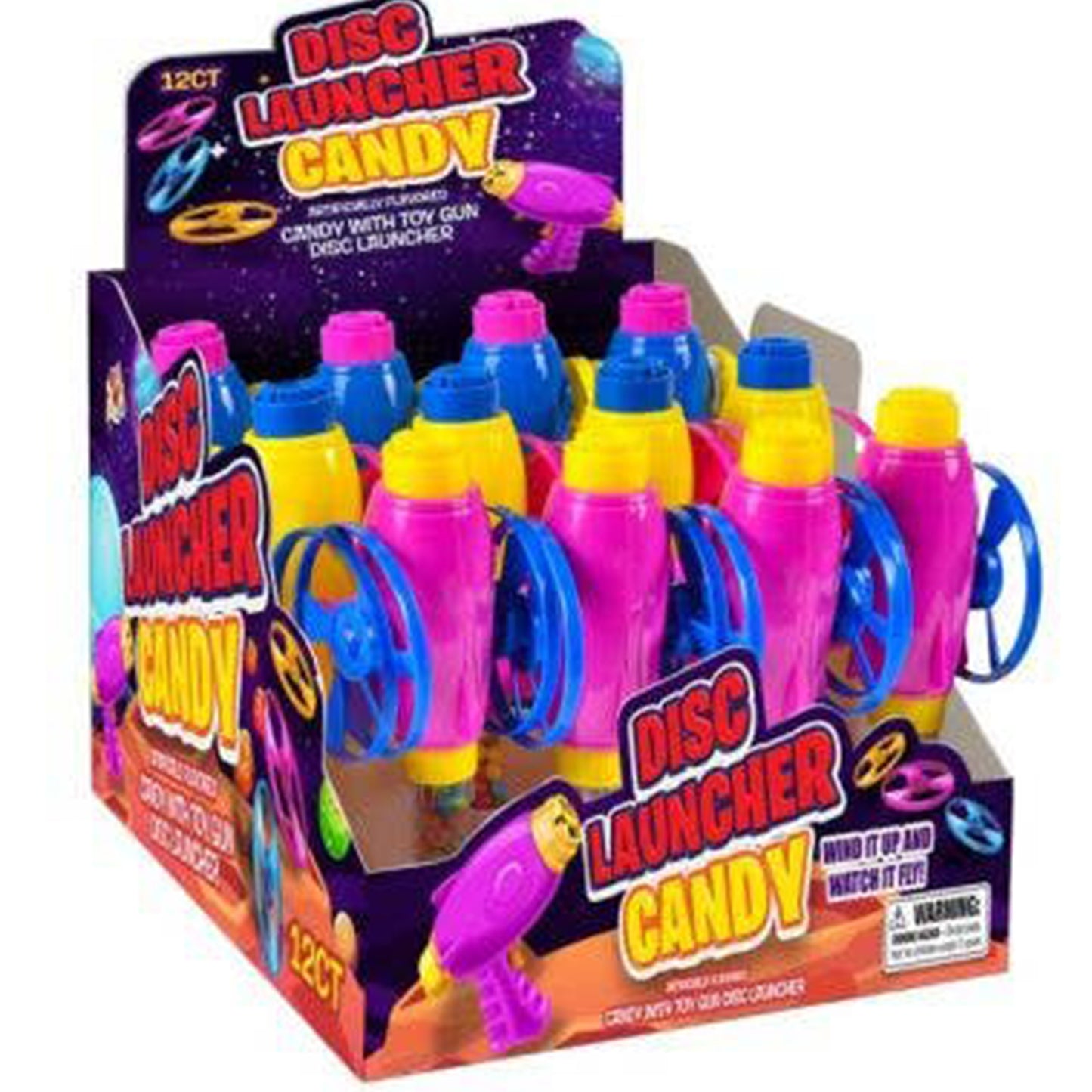 Albert's Disc Launcher w/Candy, 12ct
