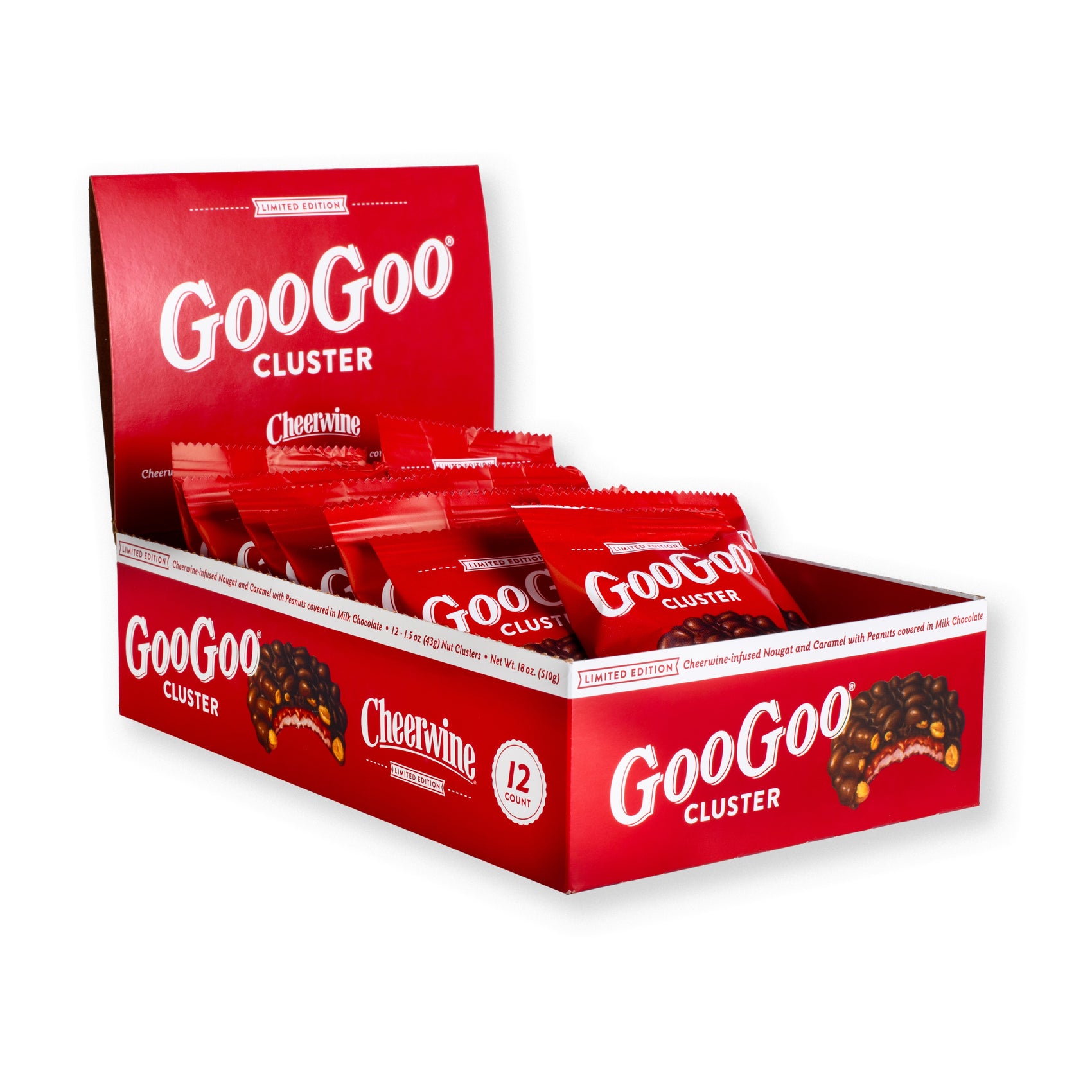 Goo Goo Cluster Cheerwine 1.5oz 12ct