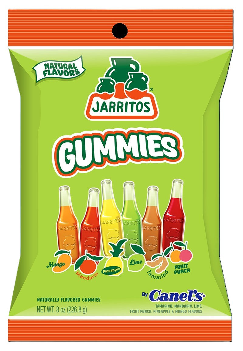Jarritos Gummies 8oz Peg Bag, 12ct