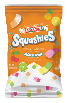Smarties Squashies Mixed Fruit 5oz Bag, 12ct