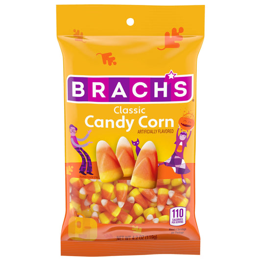 Brach's Mellowcreme Pumpkins Peg Bag 4.2oz 18ct
