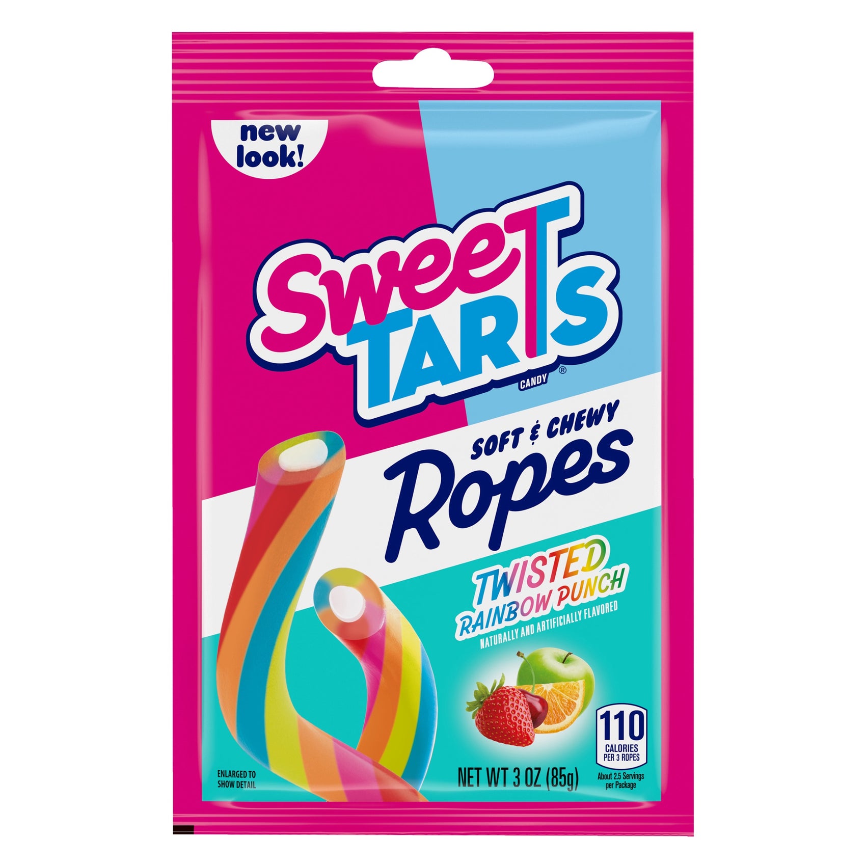 SweeTARTS Ropes Twisted Rainbow Punch 5oz Bag 12ct
