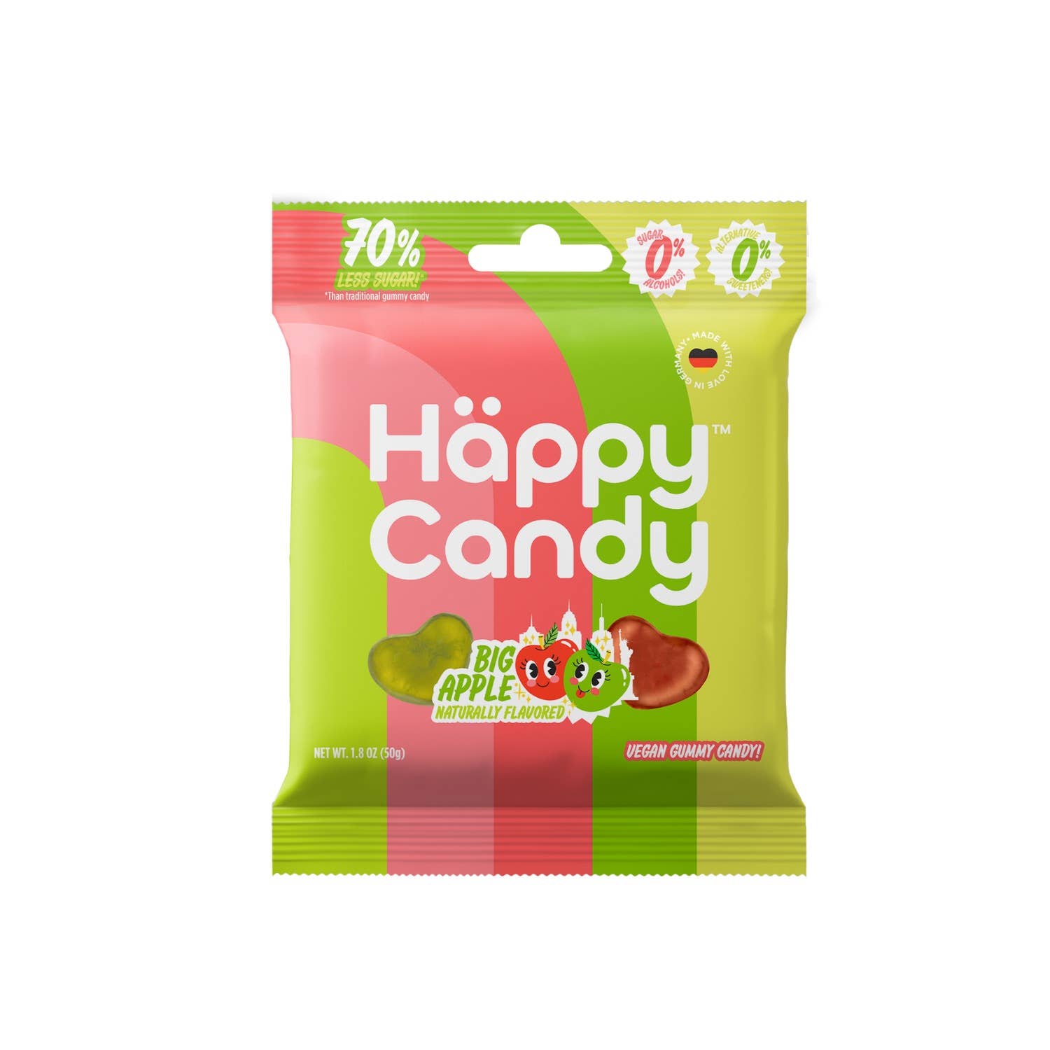 Häppy Candy Big Apple Vegan Gummy 1.8oz 6ct
