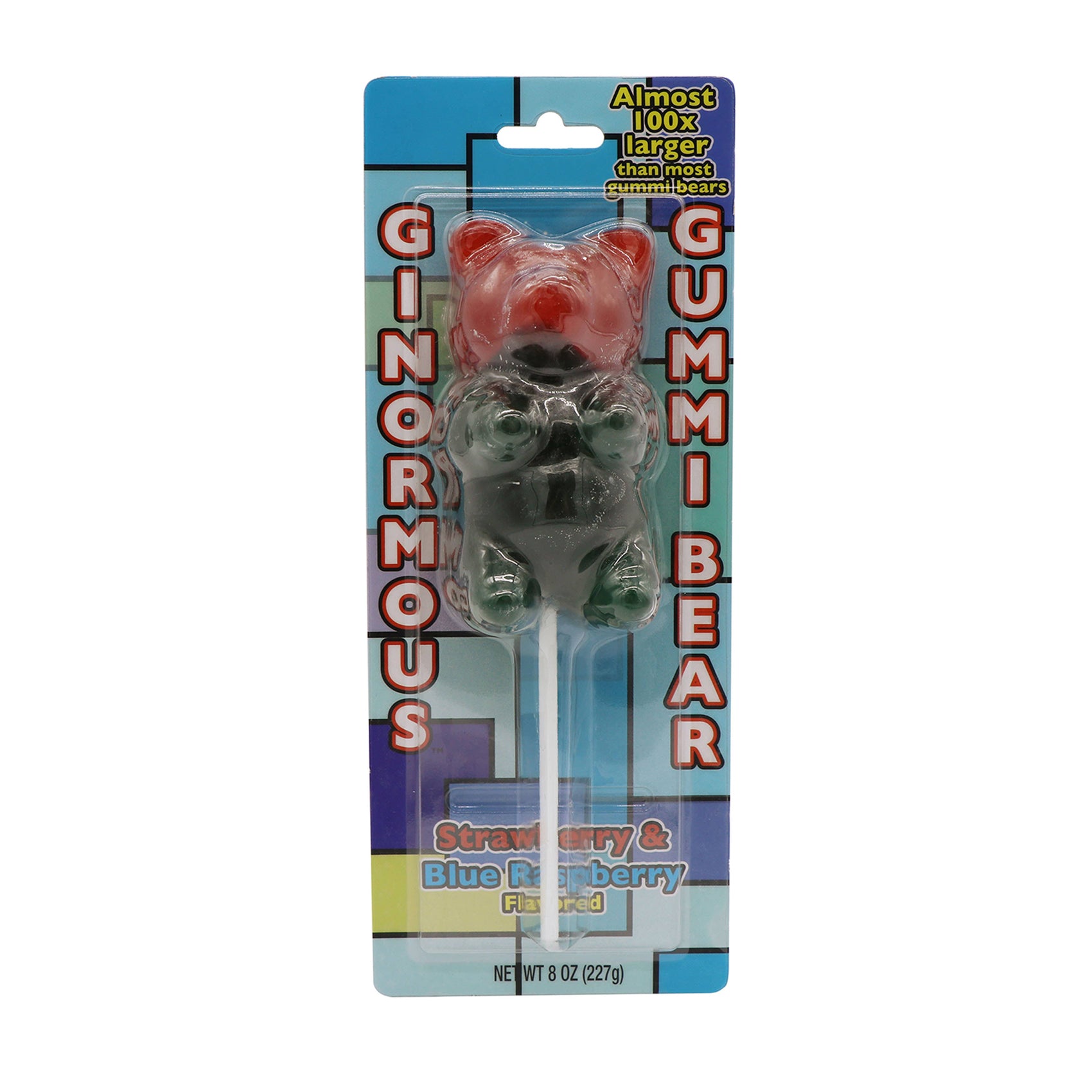 Ginormous Gummy Bear on a Stick, 8oz, 2/6ct Case
