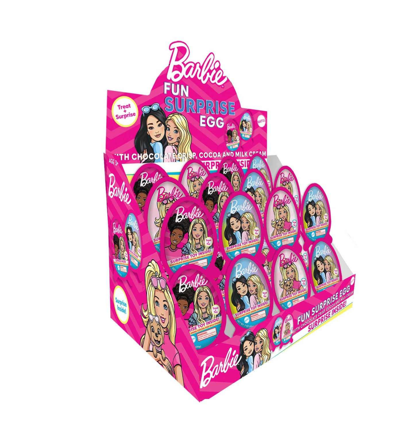 Barbie Fun Surprise Egg, 24ct Display