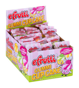 efrutti Gummi Cupcakes, 60ct