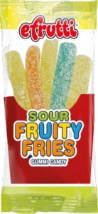 efrutti Sour Fruity Fries Gummi Candy 48ct Box