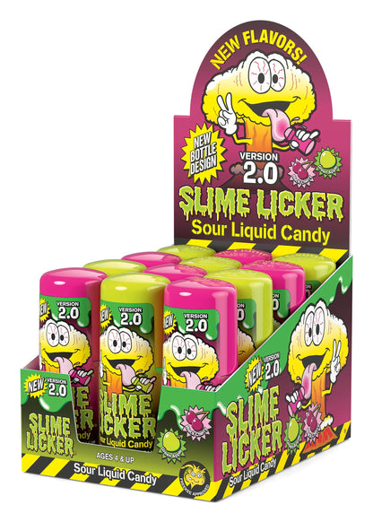 Slime Licker 2.0 Green Apple Black Cherry 2oz 12ct