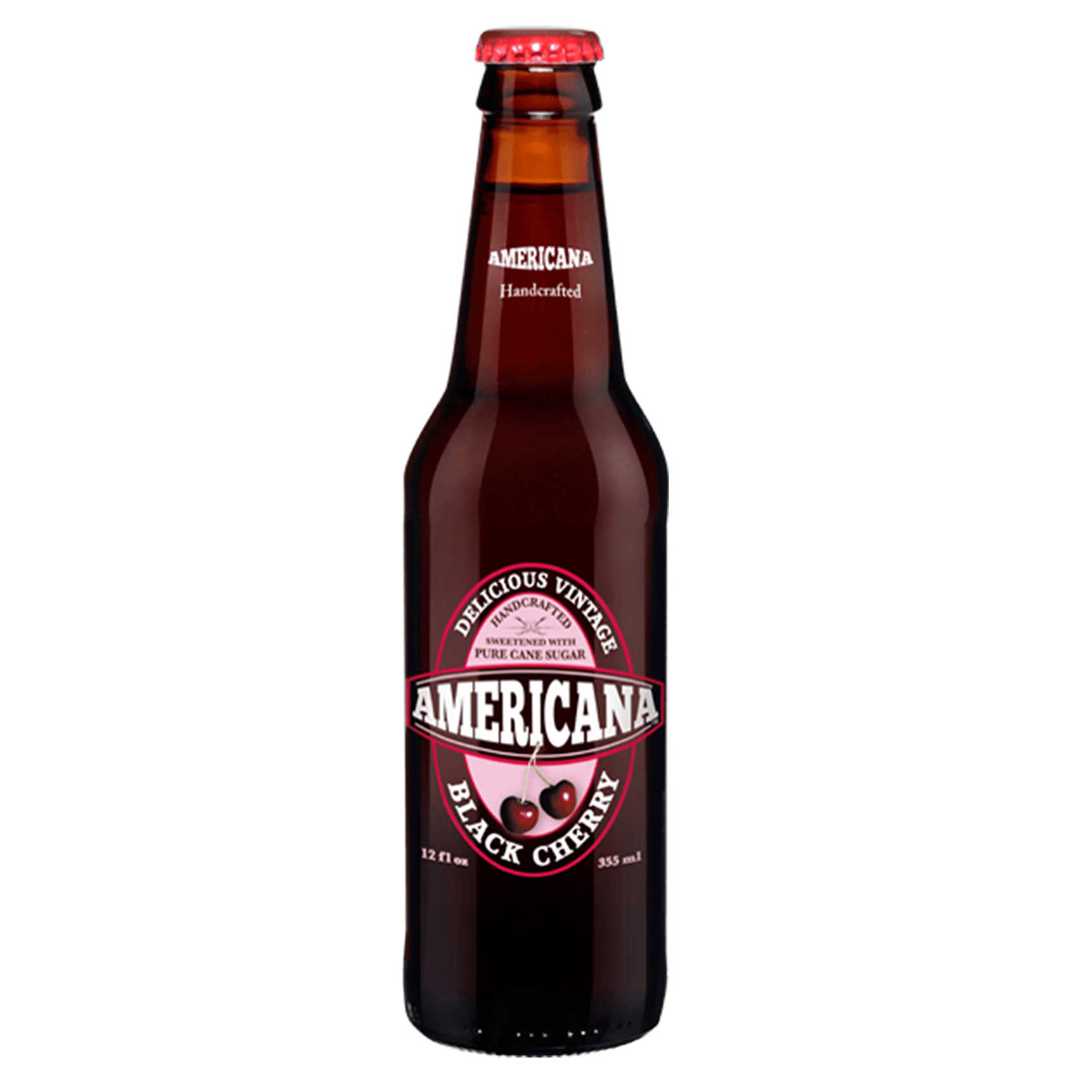 Americana Black Cherry, 24ct Glass Bottles