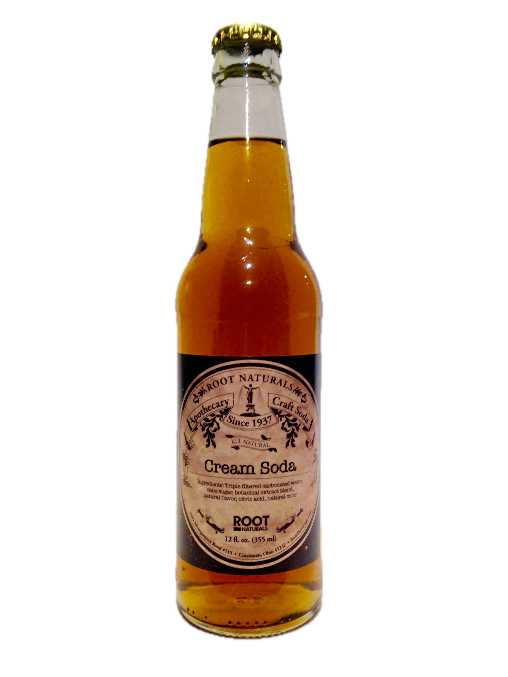 All Natural Apothecary Cream Soda 24ct Glass Btls
