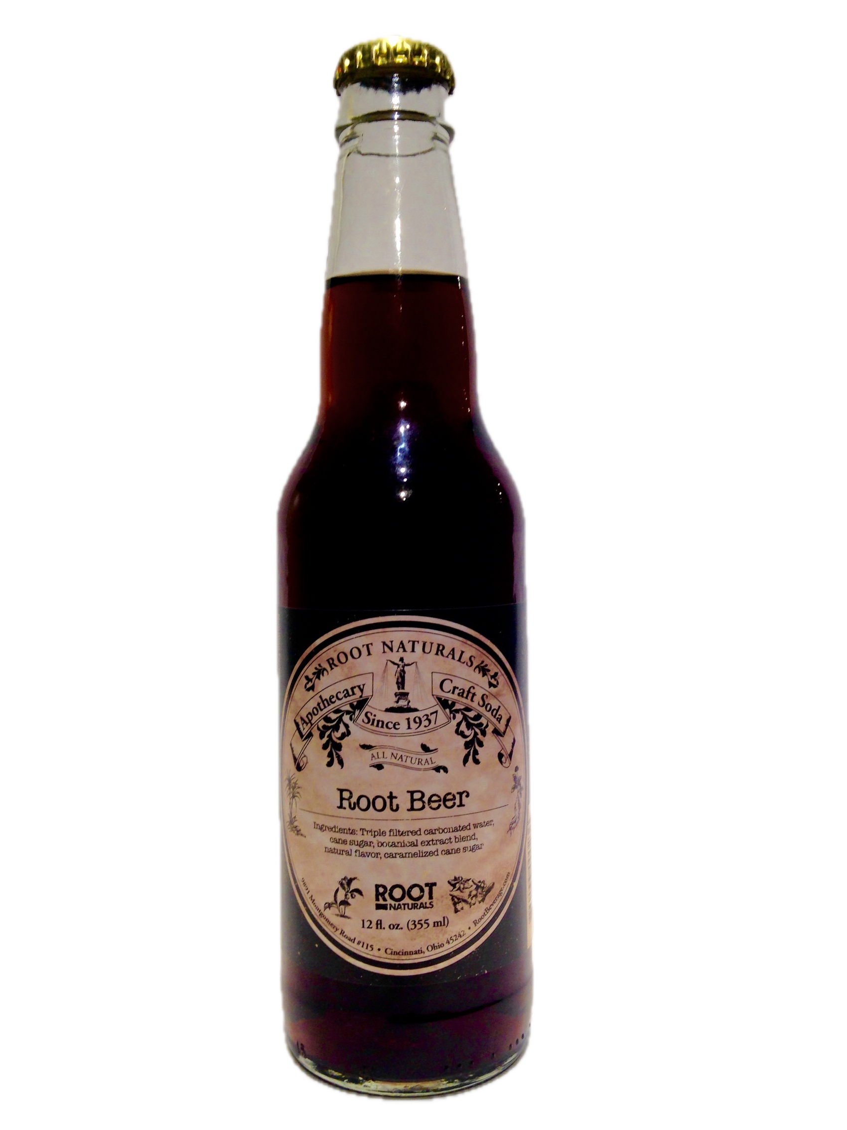 All Natural Apothecary Root Beer, 24ct Glass Btls