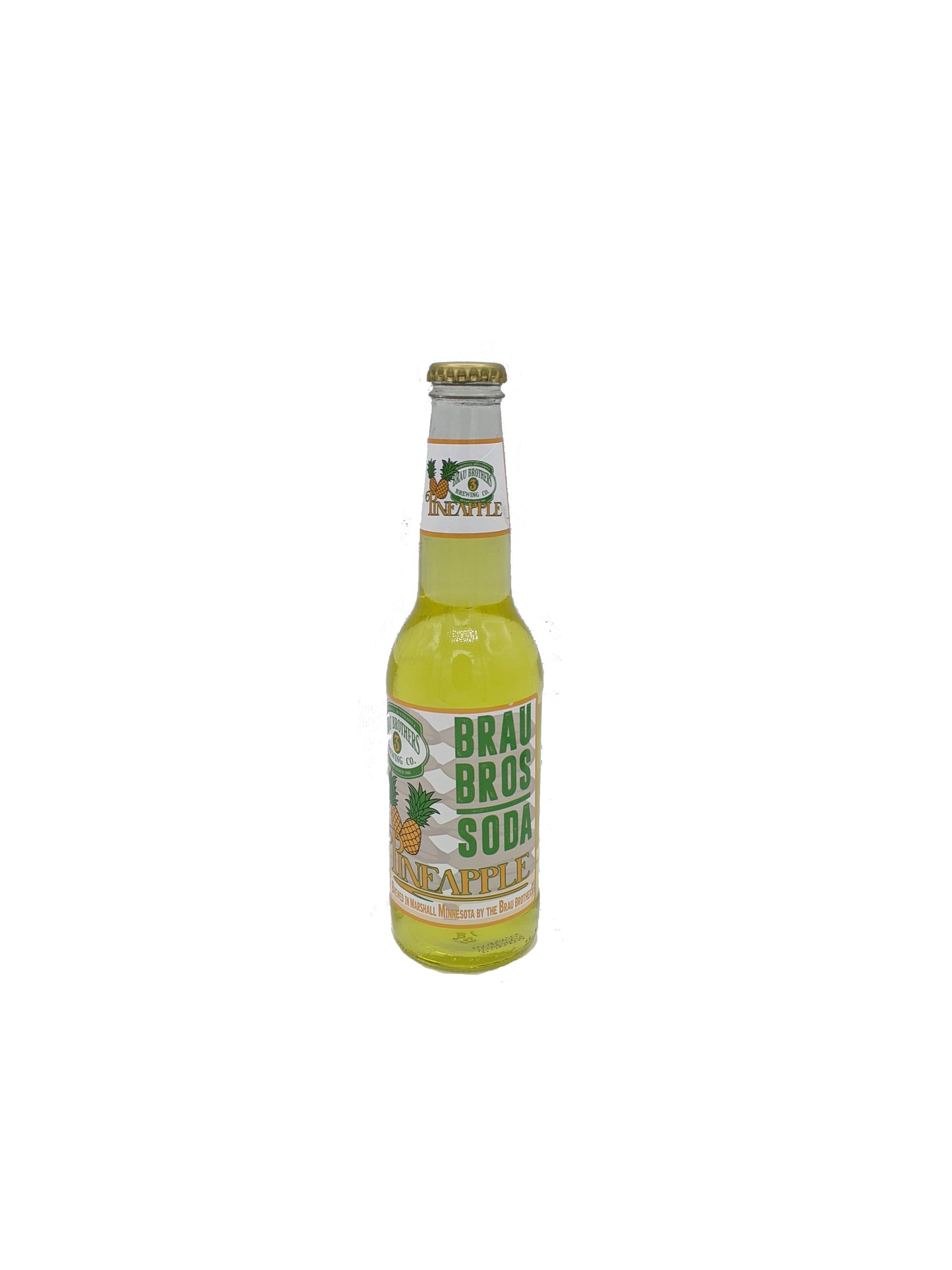 Brau Brothers Pineapple, 24ct Glass Bottles