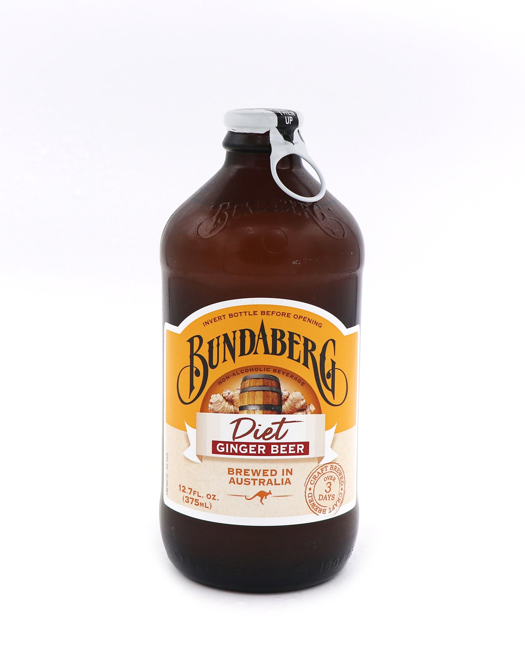Bundaberg Ginger Beer Diet, 24ct Glass Bottles
