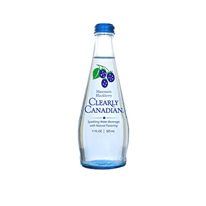 Clearly Canadian Blackberry - 12ct Glass Bottles
