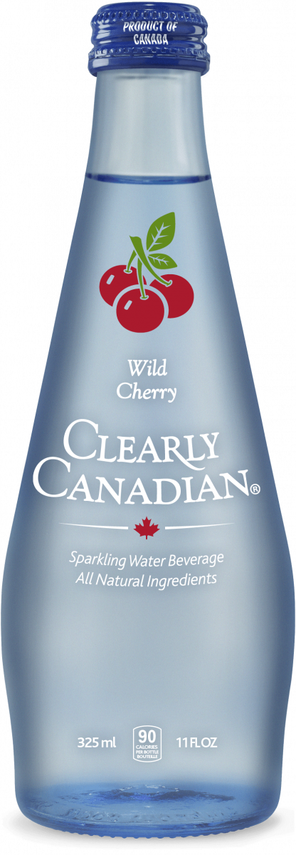Clearly Canadian Cherry - 12ct Glass Bottles