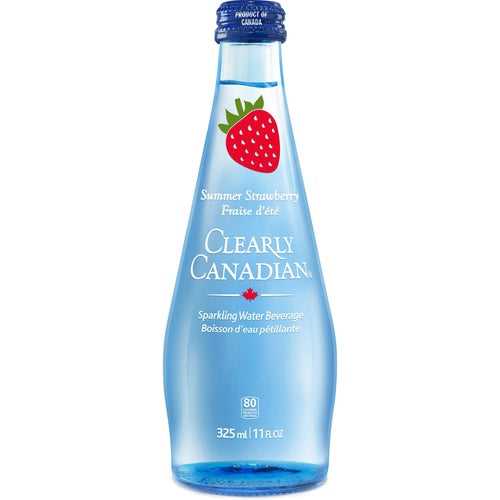 Clearly Canadian Strawberry, 12ct Glass Bottles