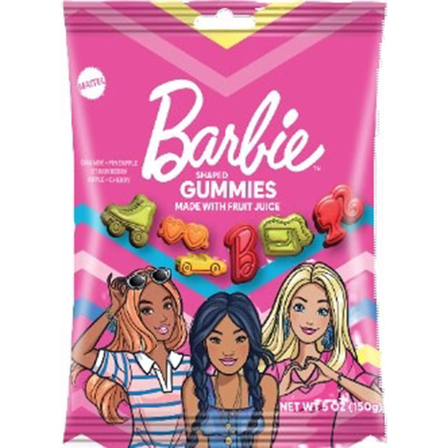 Barbie Shaped Gummies, 5oz, 12ct