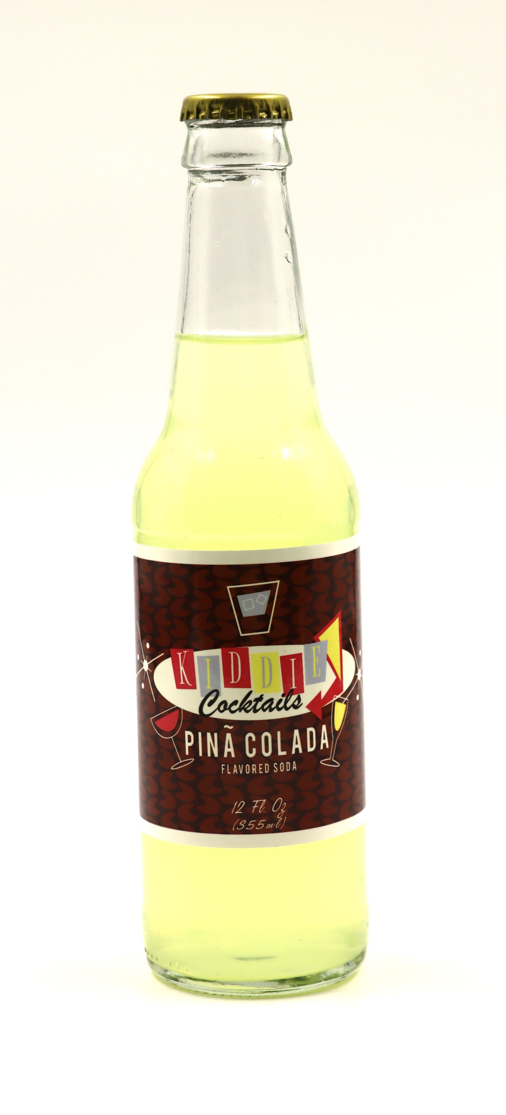 Kiddie Cocktails Pinã Colada Flavored Soda 24ct