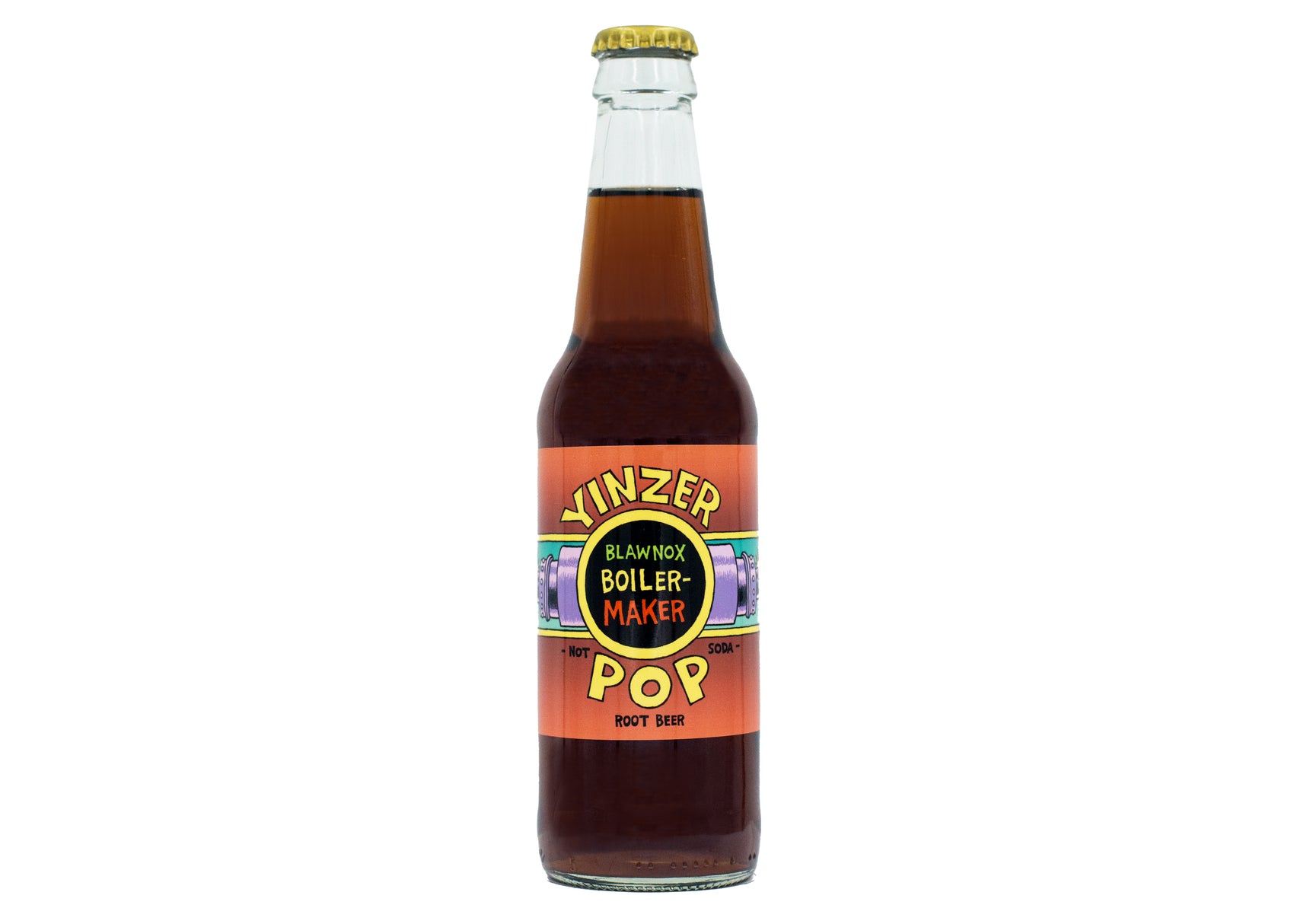 Yinzer Pop Blawnox Boiler-Maker Root Beer 24ct Gls