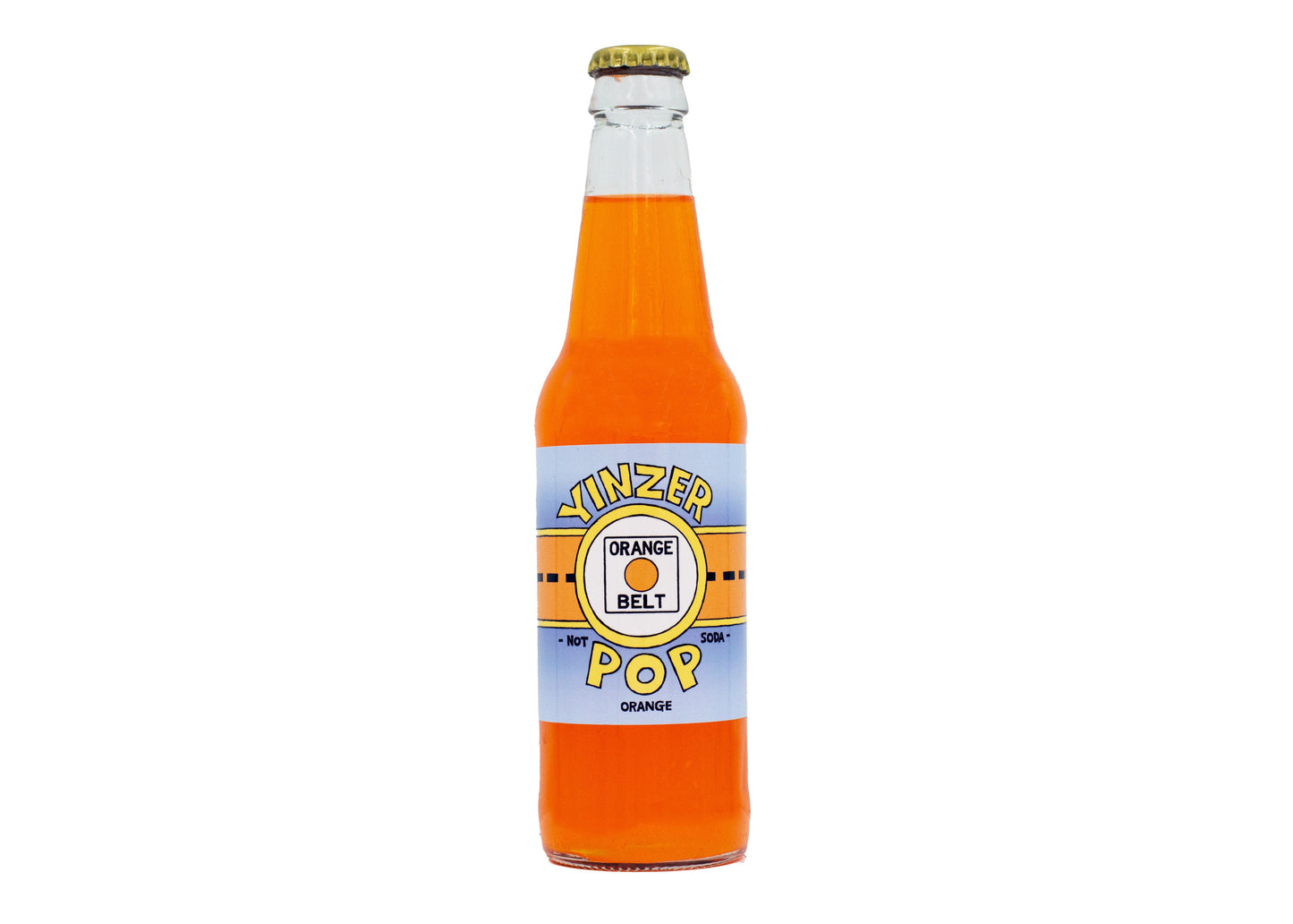 Yinzer Pop Orange Belt (Orange) 24ct Glass Bottles