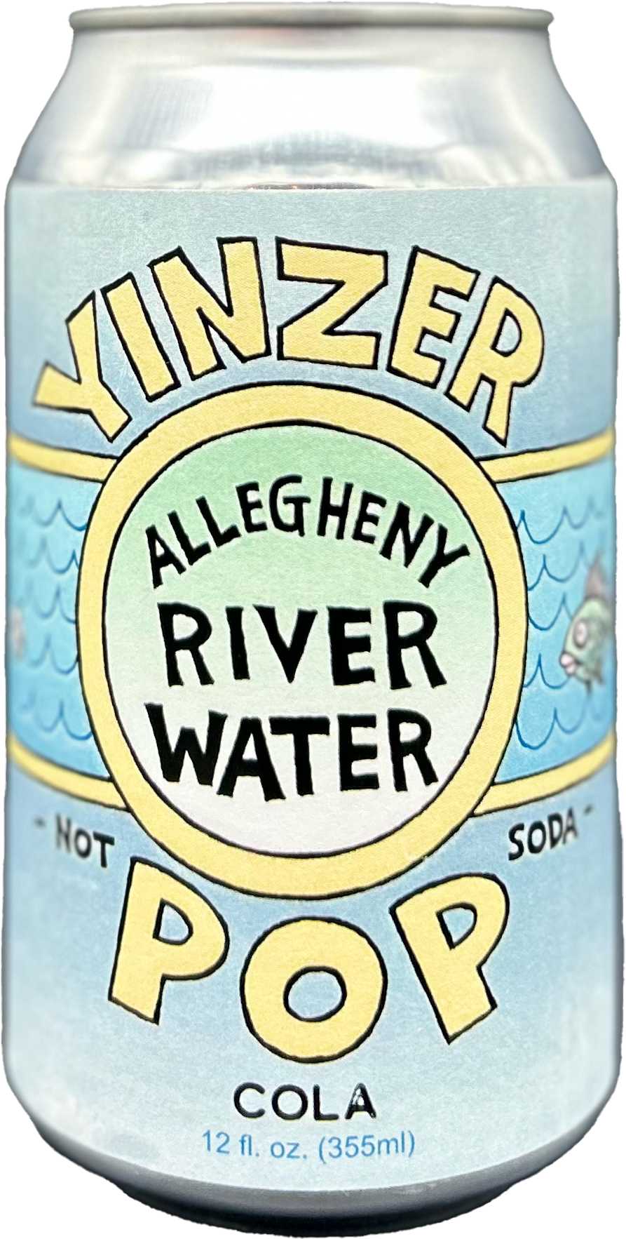 Yinzer Pop Allegheny River Water 24ct Cans 50% off