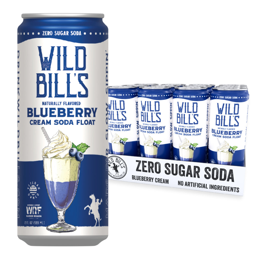 Wild Bill's Zero Blueberry Cream Float 12ct