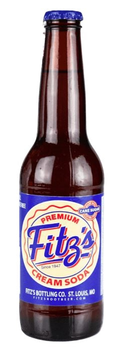 Fitz's Premium Cream Soda, 24ct Glass Bottle