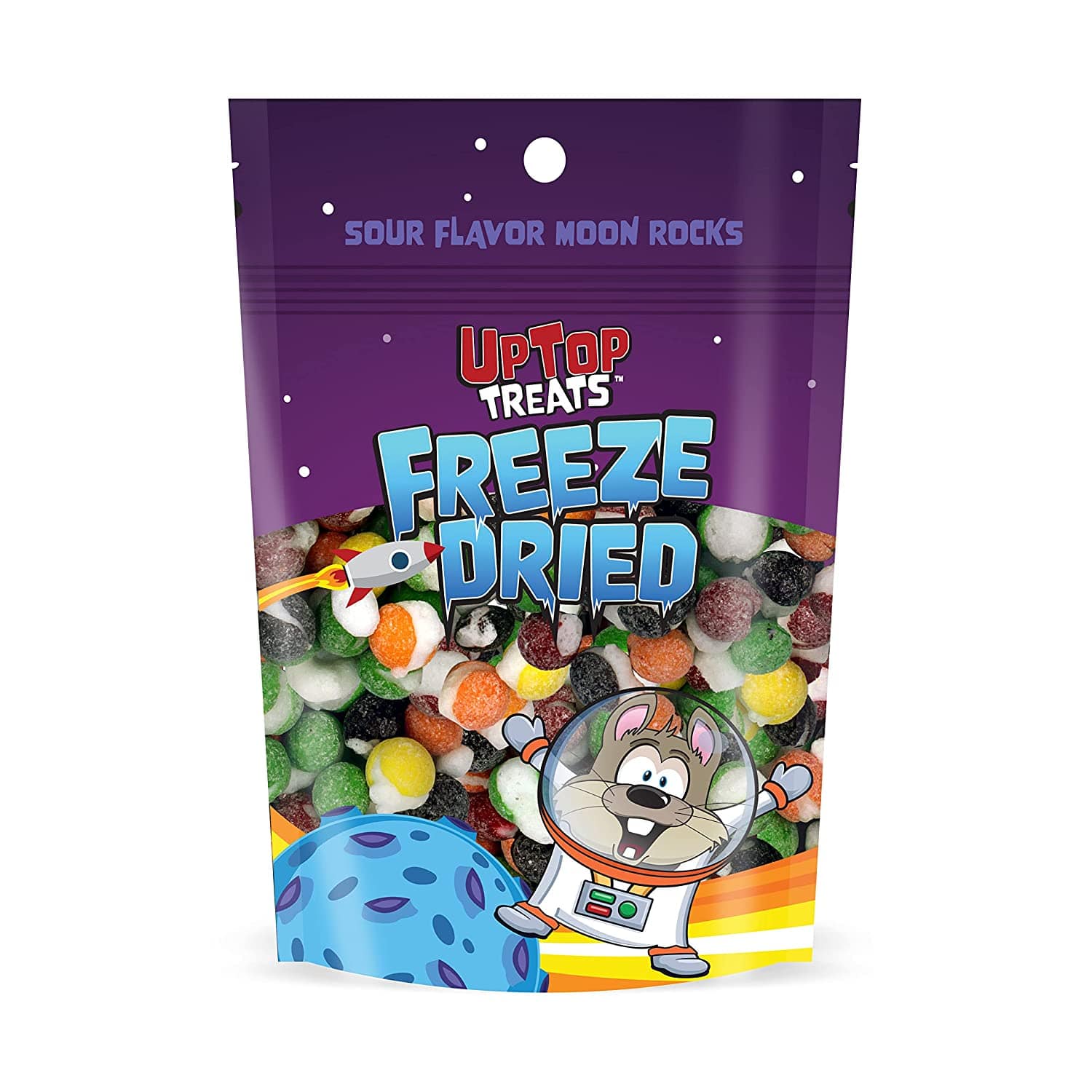 UpTop Treats Freeze Dried Sour Moon Rocks 72ct
