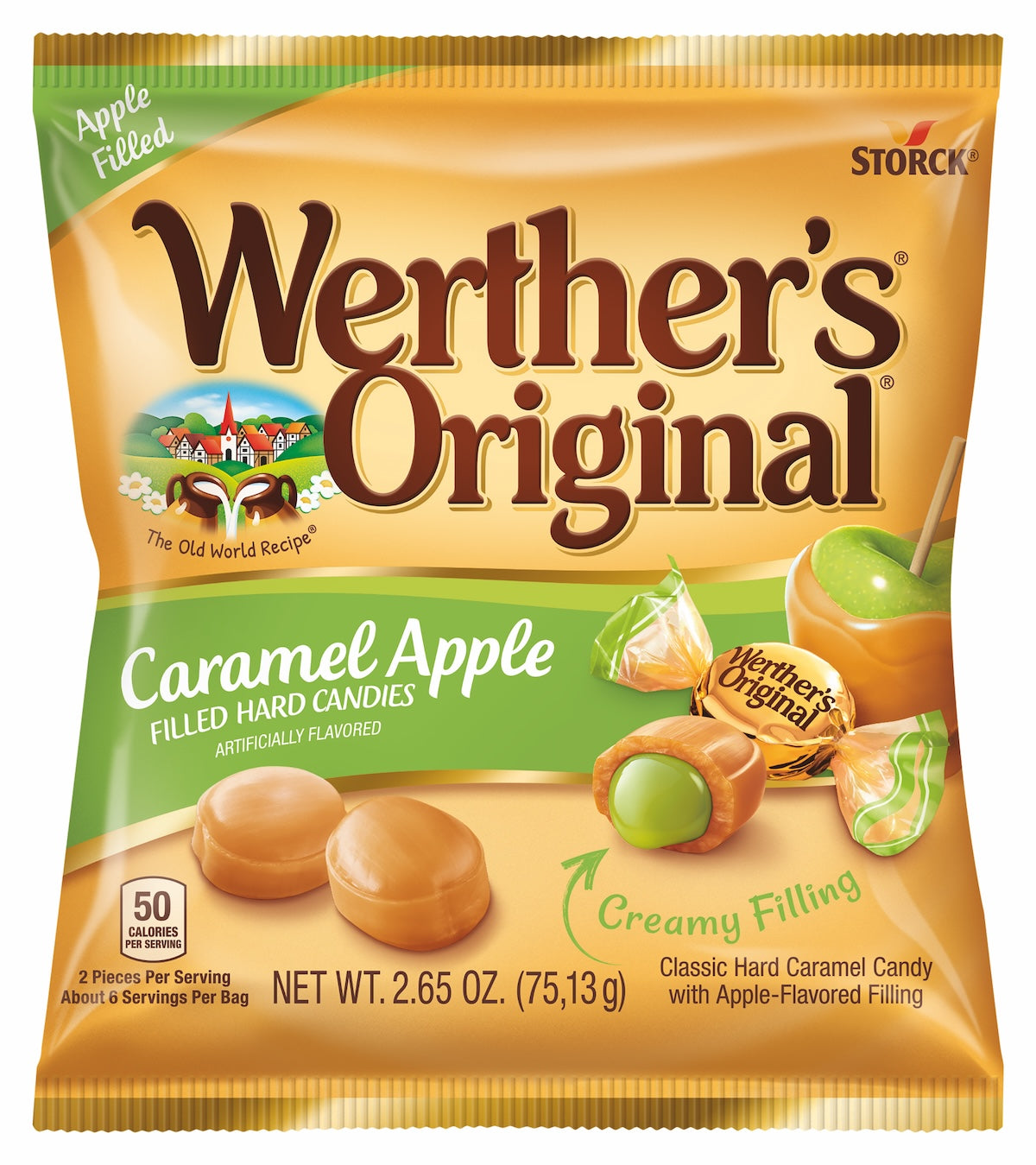 Werther's Caramel Apple Filled Hard 2.65oz 12ct