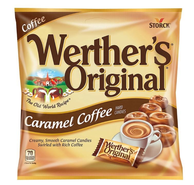 Werther's Original Caramel Coffee Hard 2.65oz 12ct