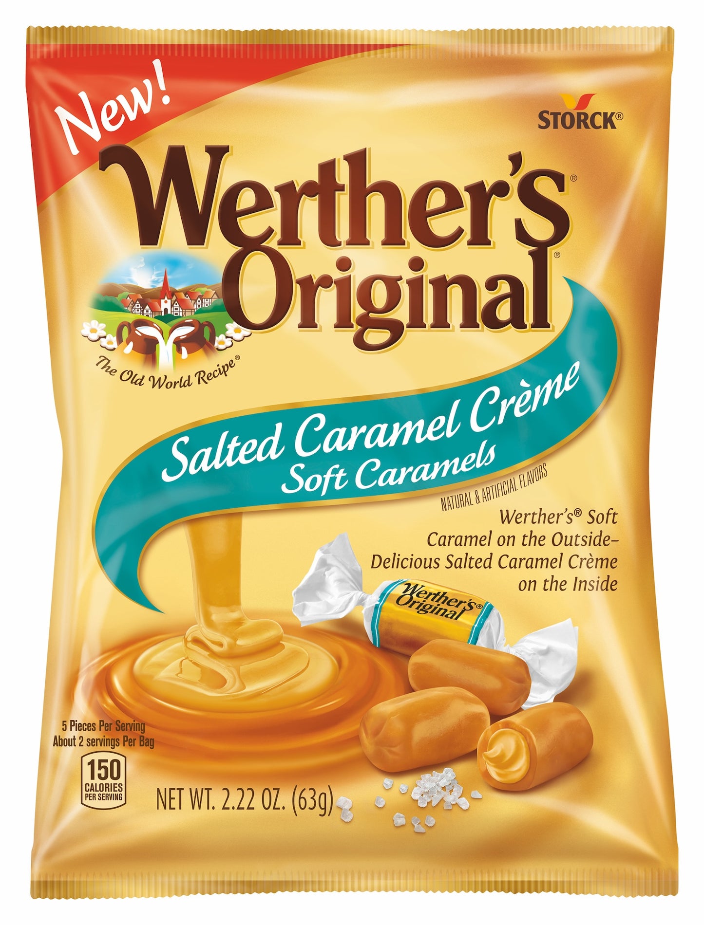 Werther's Salted Caramel Creme Soft 2.22oz, 12ct